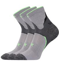Unisex ponožky - 3 páry Maxter silproX Voxx světle šedá