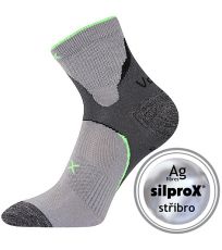 Unisex ponožky - 3 páry Maxter silproX Voxx světle šedá