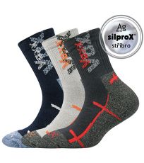 Dětské sportovní ponožky - 3 páry Wallík Voxx mix B - kluk