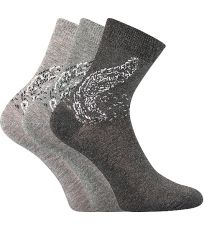 Dámské vzorované ponožky - 3 páry Xantipa 49 Boma mix