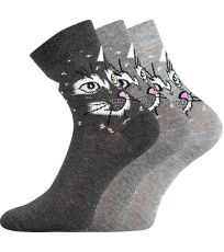 Dámské vzorované ponožky - 3 páry Xantipa 49 Boma