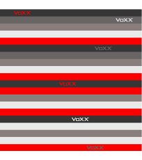 Dámský multifunkční nákrčník SOLID Voxx pruhy neon červená