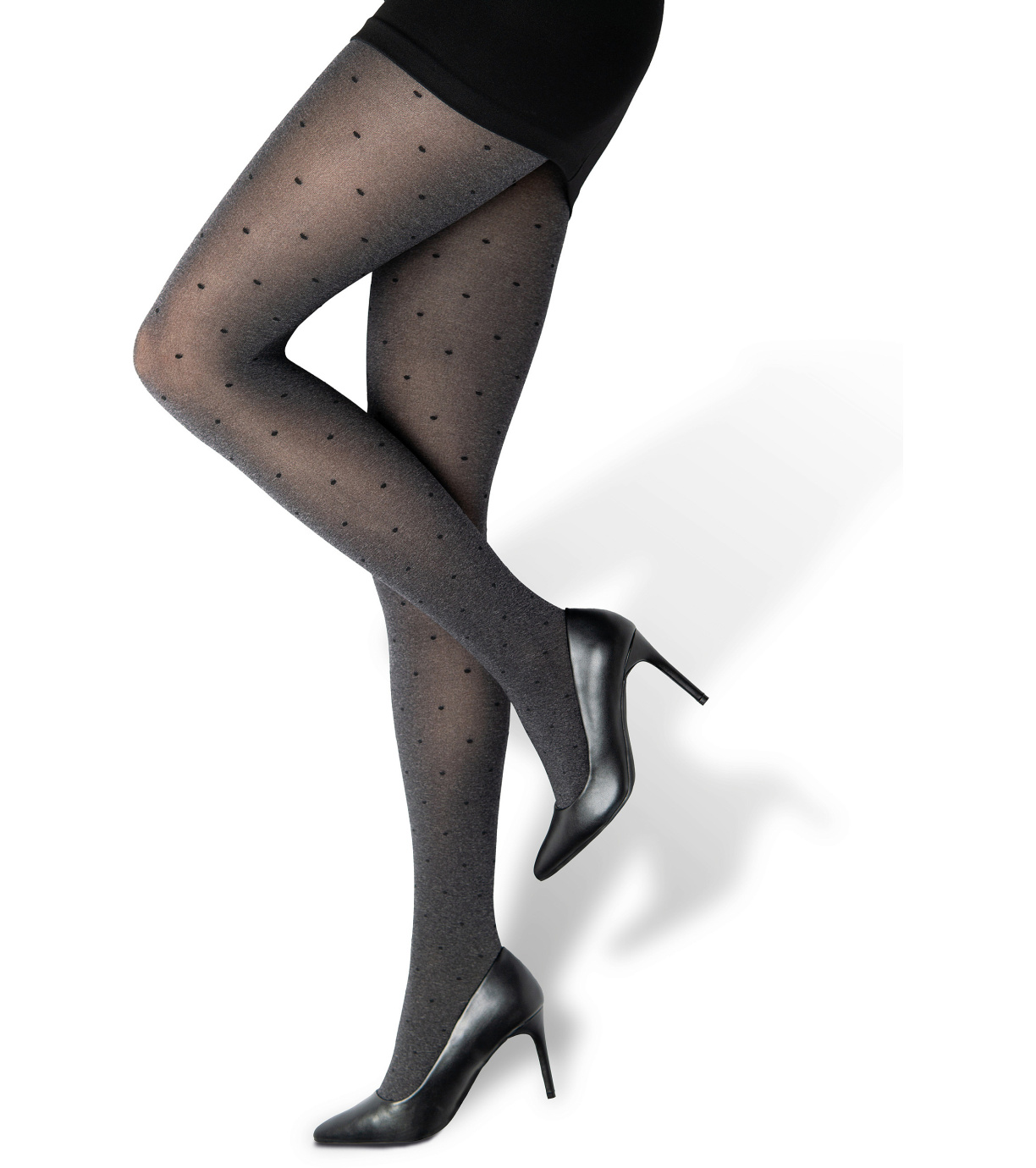 Lady B Chiara Vzorované punčochové kalhoty 60 Den BM000004250200101350 nero M/164-170/108