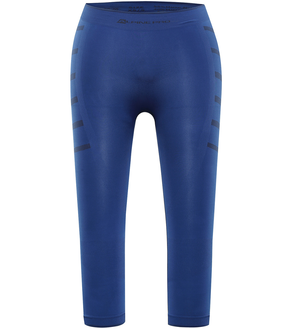 Alpine Pro Pineios 4 Pánské spodní termo kalhoty 3/4 MUNP047 nautical blue XS-S