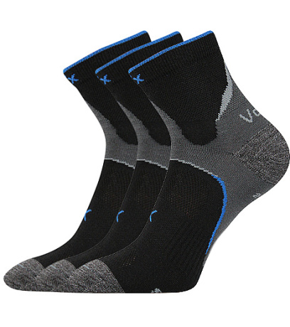 Voxx Maxter silproX Unisex ponožky - 3 páry BM000000608000100388 černá 35-38 (23-25)