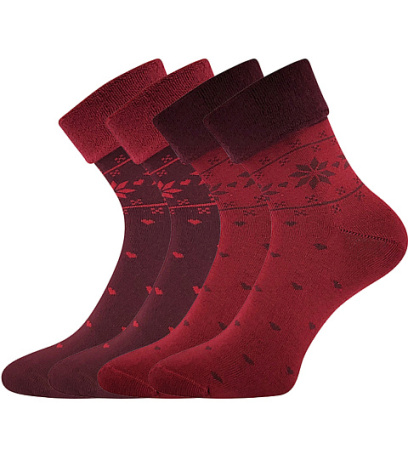 Lonka Frotana Dámské teplé ponožky - 2 páry BM000000861800102718 red wine 35-38 (23-25)