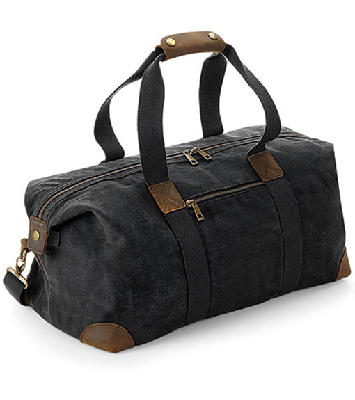 Quadra Taška z voskovaného plátna QD650 Black 48 x 26 x 24 cm