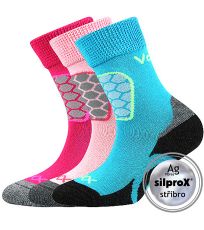 Dětské outdoorové ponožky - 3 páry Solaxik VoXX®