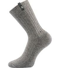 Unisex vlněné ponožky Aljaška Voxx šedá melé