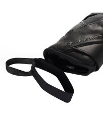 Unisex lyžařské kožené rukavice LOLRE ALPINE PRO černá