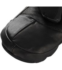 Unisex lyžařské kožené rukavice LOLRE ALPINE PRO černá