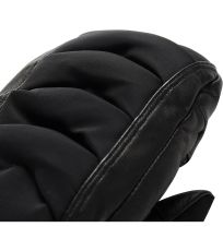 Unisex lyžařské kožené rukavice LOLRE ALPINE PRO černá