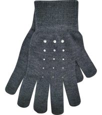 Dámské pletené rukavice Leaf Voxx antracit