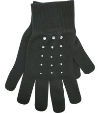 Dámské pletené rukavice Leaf Voxx černá