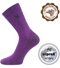 Sportovní merino ponožky Twarix Voxx fialová
