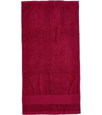 Bavlněný ručník Organic Cozy Bath Sheet Fair Towel Burgundy