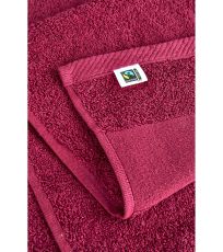 Bavlněný ručník Organic Cozy Bath Sheet Fair Towel Burgundy