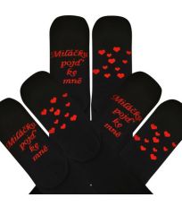 Ponožky pro zamilované Darling Lonka černá