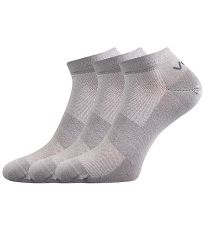 Unisex sportovní ponožky - 3 páry Metys Voxx světle šedá
