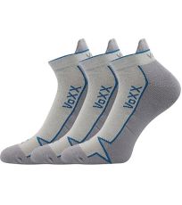 Unisex froté ponožky - 3 páry Locator A Voxx světle šedá