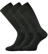 Pánské společenské ponožky - 3 páry Diplomat Lonka tmavě šedá