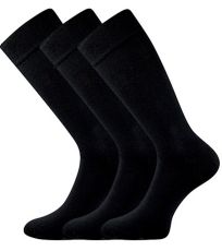 Pánské společenské ponožky - 3 páry Diplomat Lonka černá