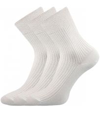 Pánské ponožky s extra volným lemem - 3 páry Viktor Boma bílá