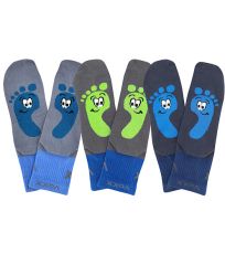 Dětské sportovní ponožky - 3 páry Barefootik VoXX® mix kluk