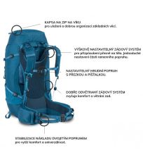 Dámský batoh 65 l BEN NEVIS Highlander šedá