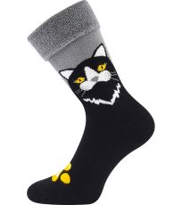 Dámské silné ponožky Líza Lonka kočky