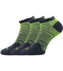 Unisex nízké ponožky - 3 páry Rex 18 Voxx zelená