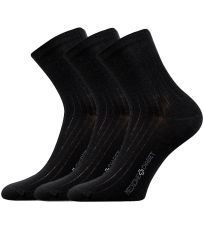 Unisex ponožky - 3 páry Demedik Lonka černá