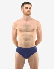 Pánské slipy se širším bokem 51004P GINA lékořice