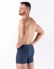 Pánské boxerky s delší nohavičkou 74090P GINA lékořice