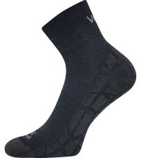 Merino sportovní ponožky Twarix short Voxx tmavě šedá