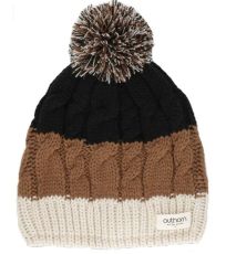 Pánská zimní čepice HOZ21-CAM606 Outhorn deep black