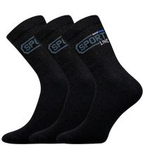 Unisex froté ponožky 3 páry Spot Boma černá