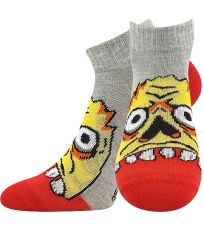 Dětské obrázkové ponožky - 3 páry Zombik Boma mix kluk