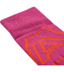 Unisex vysoké ponožky PHALTE ALPINE PRO fuchsie