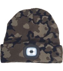 Unisex čepice s LED lampou DEEL LED Cerva camouflage