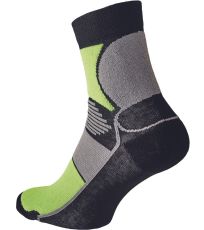 Unisex ponožky BASIC Knoxfield černá/žlutá
