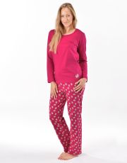 Dámské dlouhé pyžamo 19169P GINA