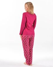Dámské dlouhé pyžamo 19169P GINA 