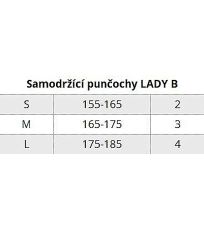 Dámské samodržící punčochy PASSION 20 Lady B opal