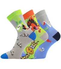 Dětské trendy ponožky - 3 páry Woodik Lonka