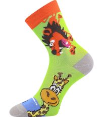 Dětské trendy ponožky - 3 páry Woodik Lonka mix kluk