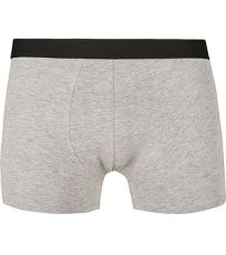 Pánské boxerky 2ks BY132 Build Your Brand Heather Grey