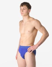 Pánské slipy se širším bokem 71128P GINA modrá