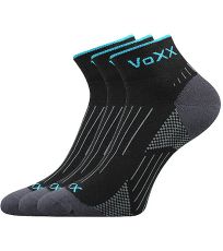 Unisex sportovní ponožky - 3 páry Azul Voxx černá