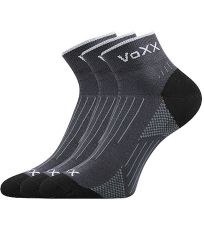 Unisex sportovní ponožky - 3 páry Azul Voxx tmavě šedá